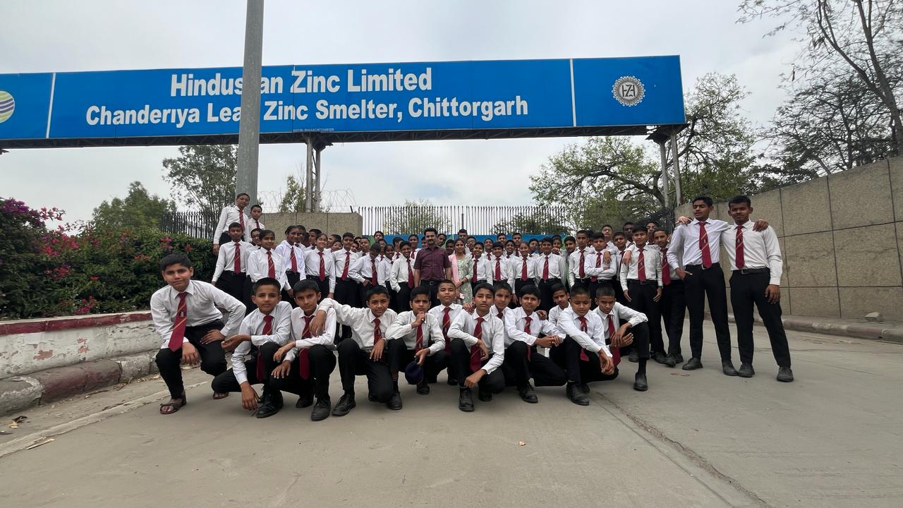 Industrial tour at Hindustan Zinc plant chittorgarh