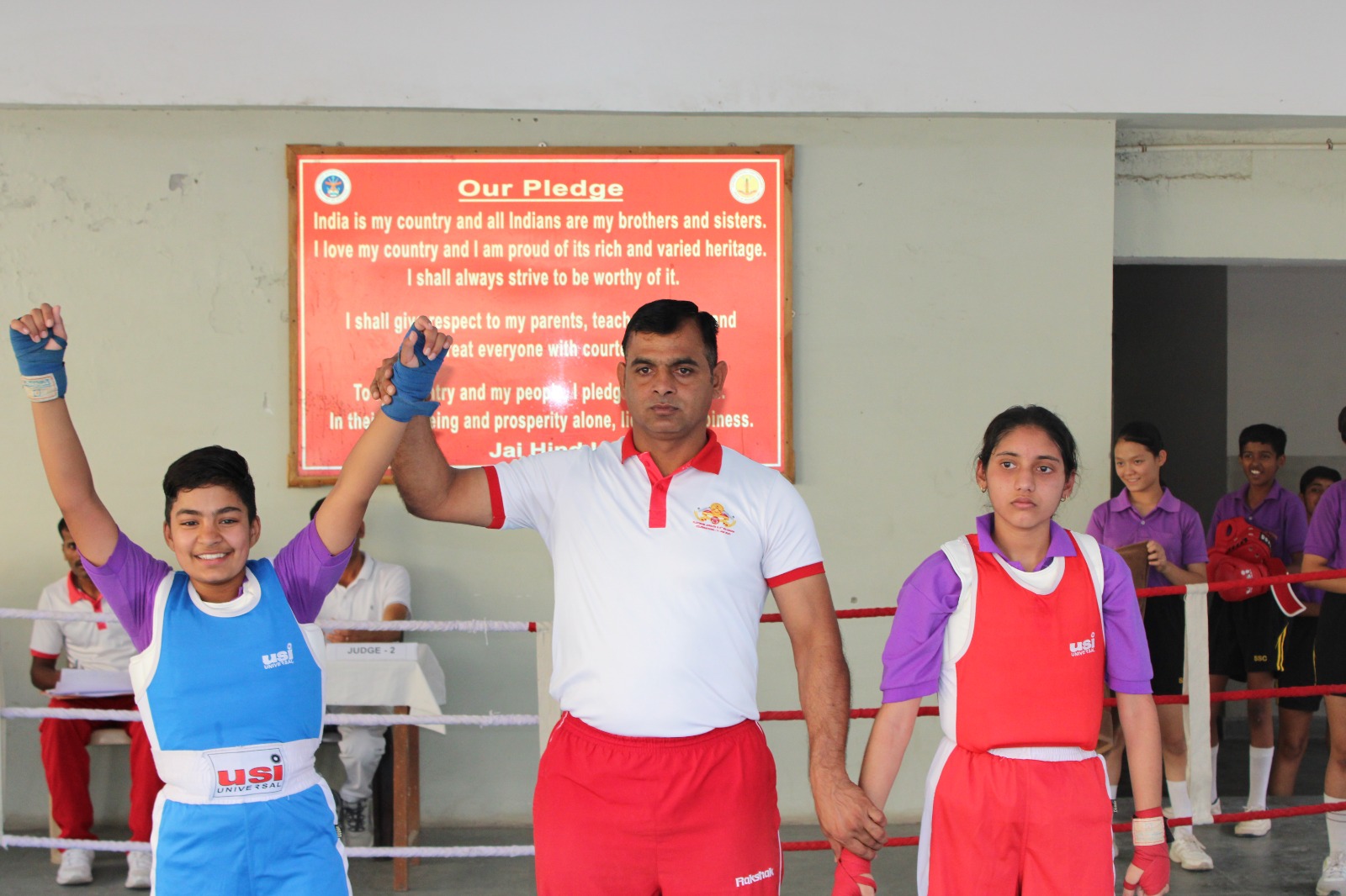 Inter-house boxing tournament : Girls Cadets