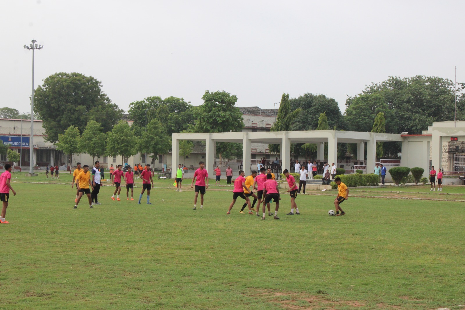 Second day of inter house football tournament