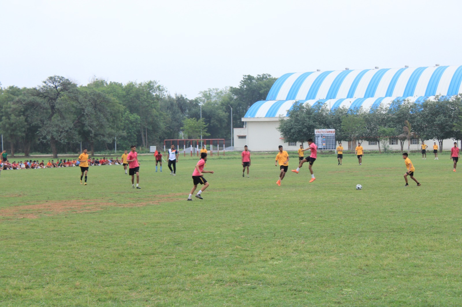 Third day of inter house football tournament